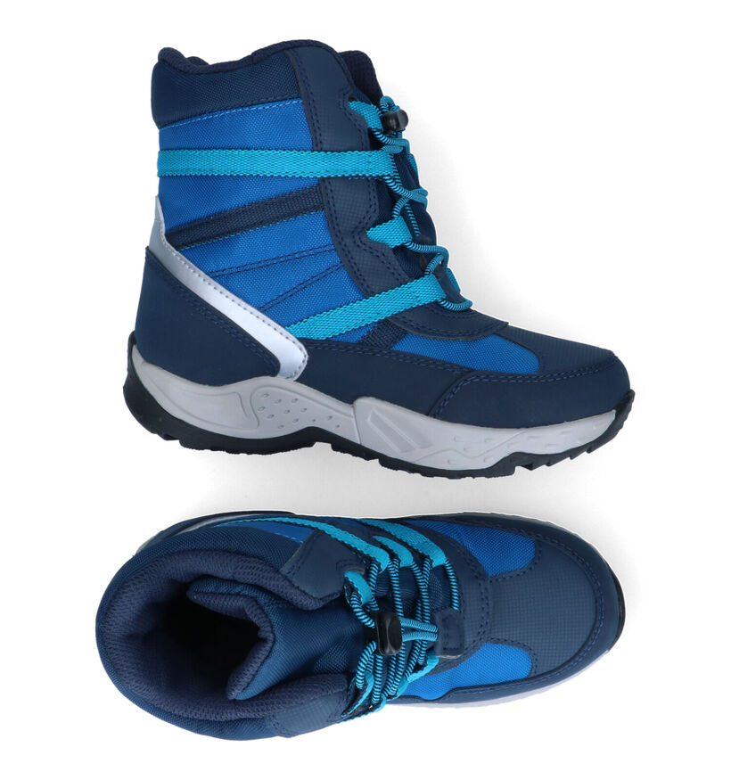 Geox Sentiero Bottes de neige en Bleu pour garçons (317626) - pour semelles orthopédiques