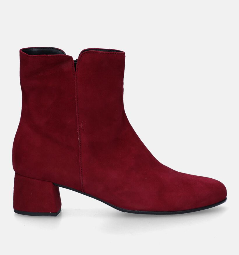 Gabor Best Fitting Bottines avec talon en Bordeaux pour femmes (332500) - pour semelles orthopédiques