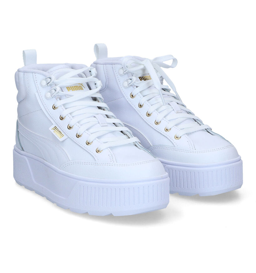 Puma Karmen Mid Witte Sneakers voor dames (311247) - geschikt voor steunzolen