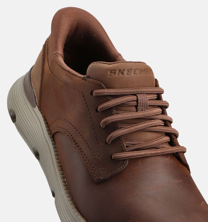 Skechers Garza Chaussures plates en Marron pour hommes (359768) - pour semelles orthopédiques