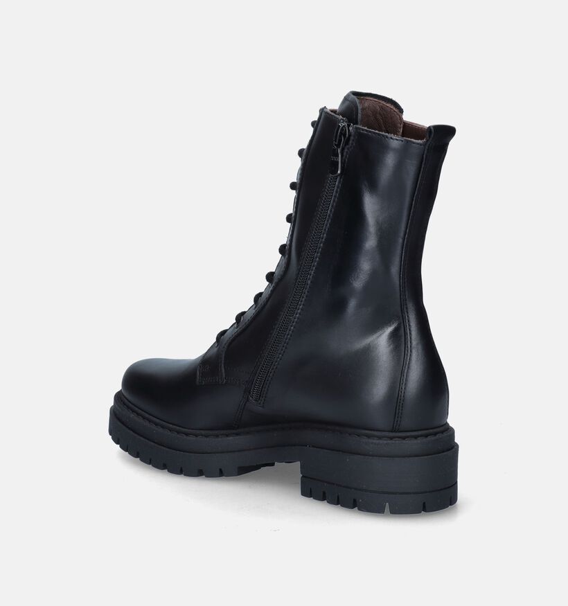 NeroGiardini Boots à lacets en Noir pour femmes (347542) - pour semelles orthopédiques