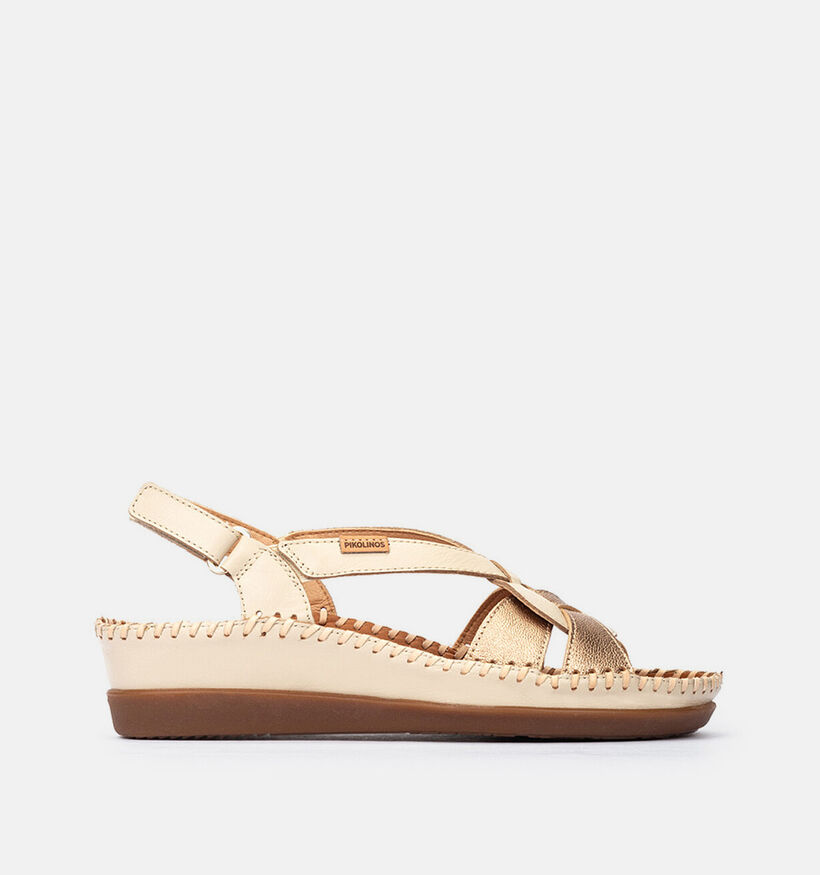 Pikolinos Cadaques Sandales plates en Beige pour femmes (370550)