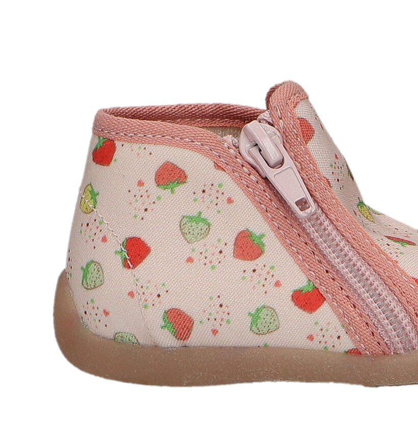 Bellamy Giula Pantoufles pour bébé en Rose pour filles (325272)