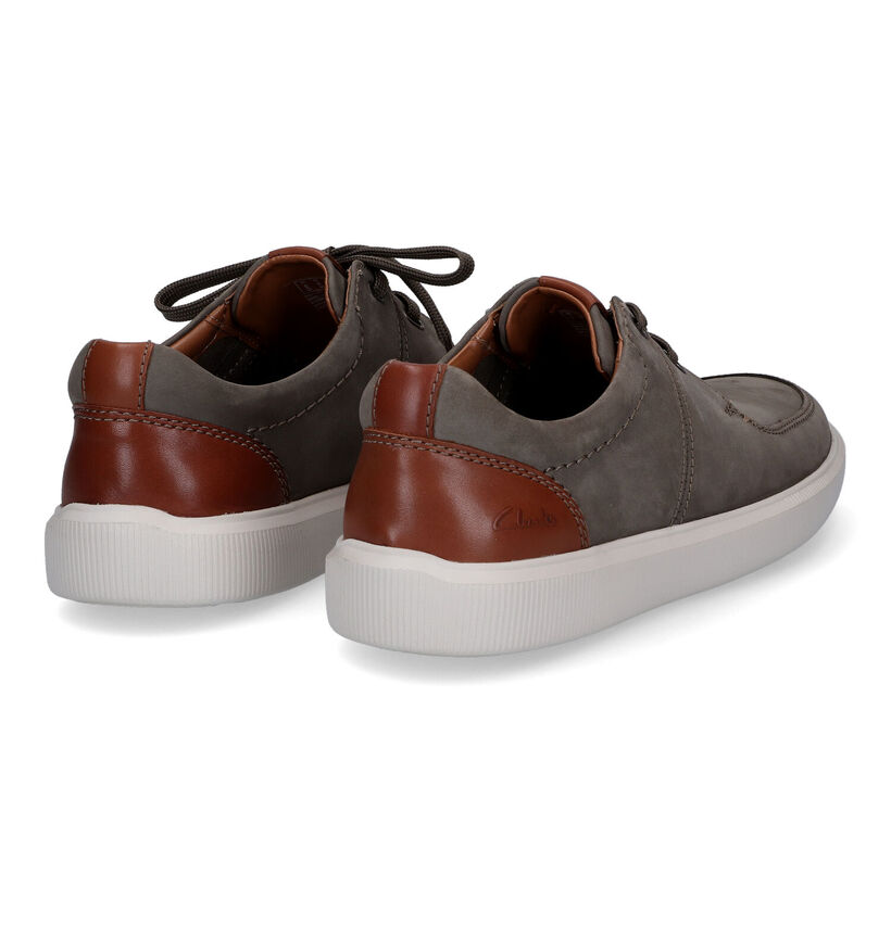Clarks Cambro Chaussures à lacets en Vert kaki en cuir (304491)