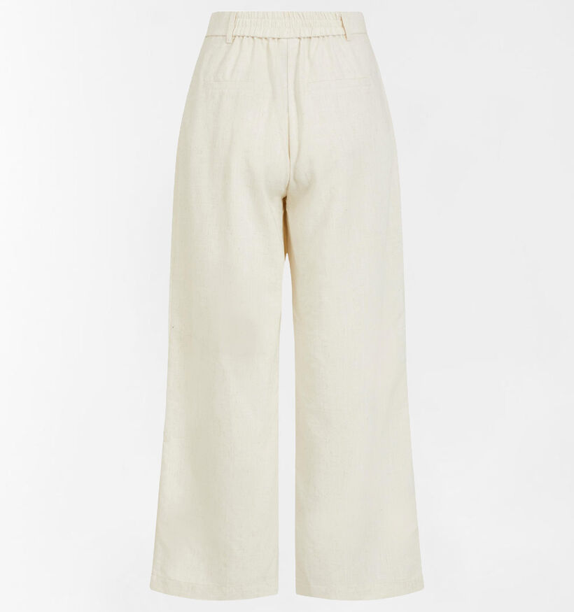 Vila Amsha Wide Pantalon en Beige (301036)