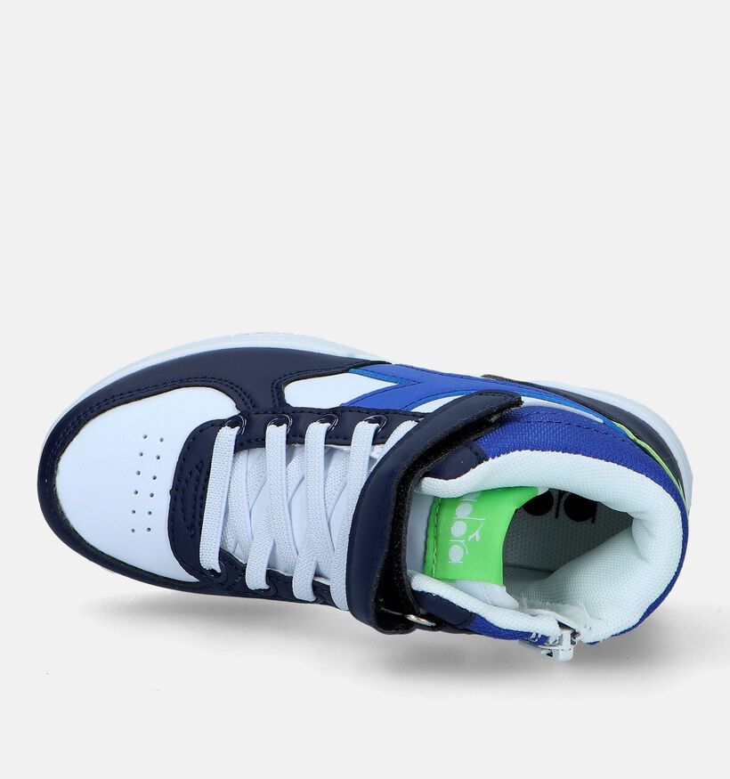 Diadora Raptor Mid Baskets en Blanc pour filles, garçons (329572)
