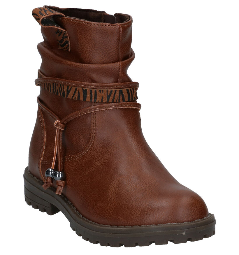 Sprox Bottes courtes en Cognac en simili cuir (291370)