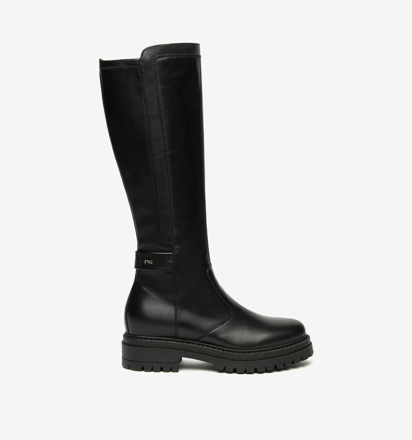 NeroGiardini Bottes hautes en Noir pour femmes (363961) - pour semelles orthopédiques