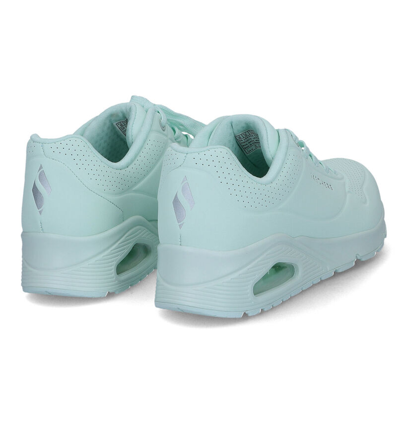 Skechers Uno Frosty Kicks Baskets en Mauve pour femmes (334206) - pour semelles orthopédiques