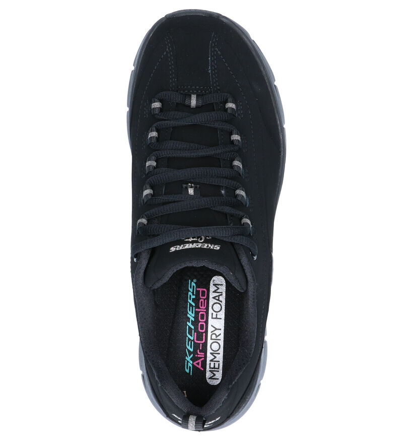 Skechers Synergy Baskets en Noir en textile (263228)