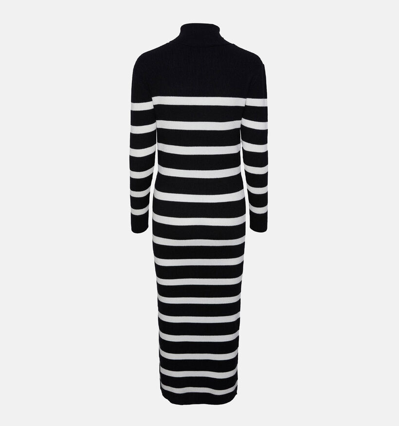 Pieces Anika Robe avec col roulé en Noir pour femmes (338453)
