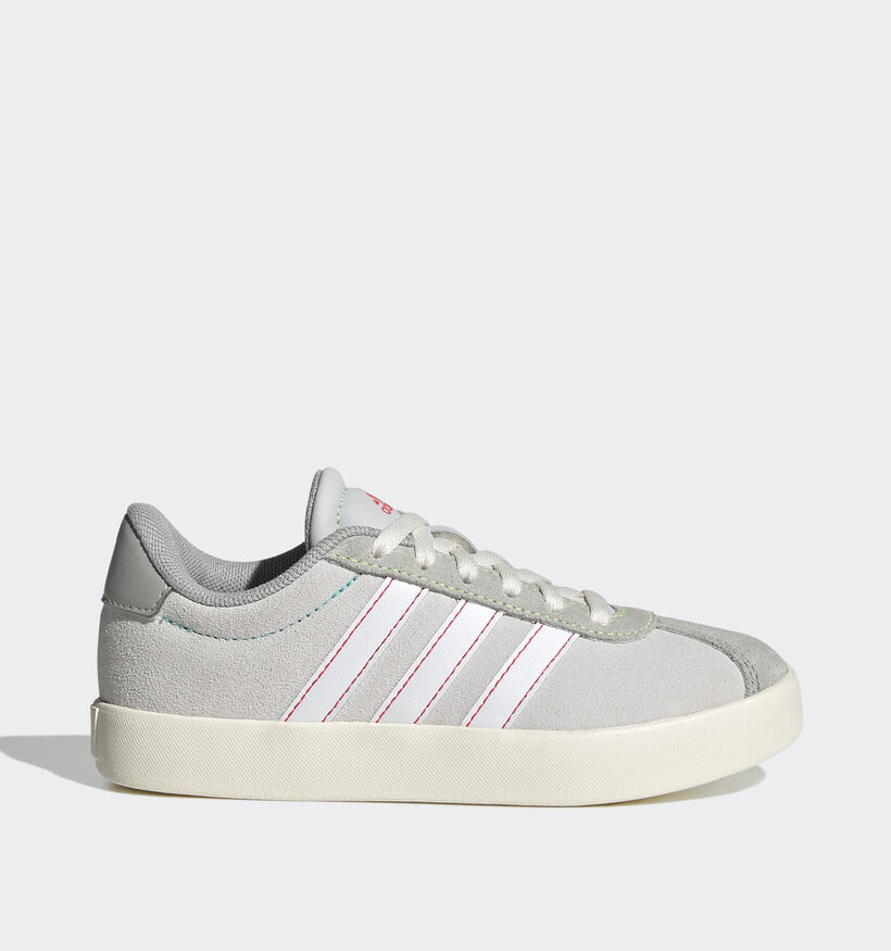 adidas VL Court 3.0 Grijze Sneakers voor jongens (365434) - geschikt voor steunzolen