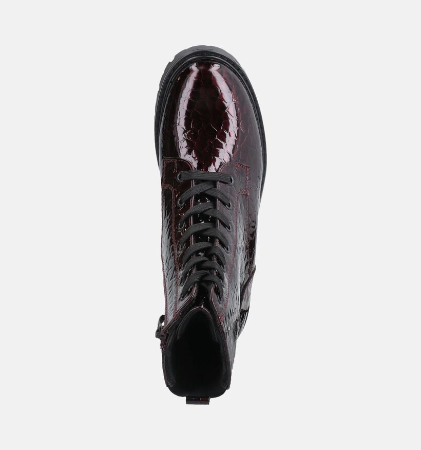 Relife Bordeaux Boots met Veter en Rits voor dames (377803)