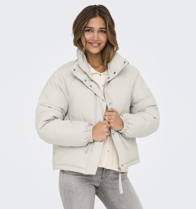 JDY Frey Flotte Manteau court en Beige pour femmes (359790)