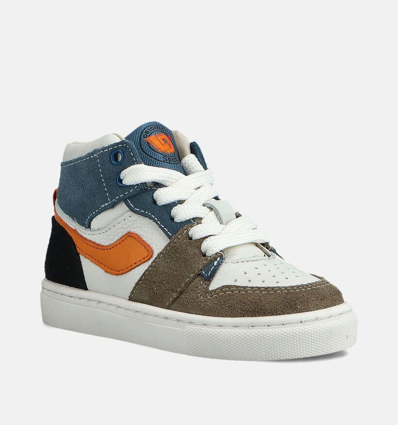 Little David Bruno Witte Hoge Sneakers voor jongens (364660) - geschikt voor steunzolen