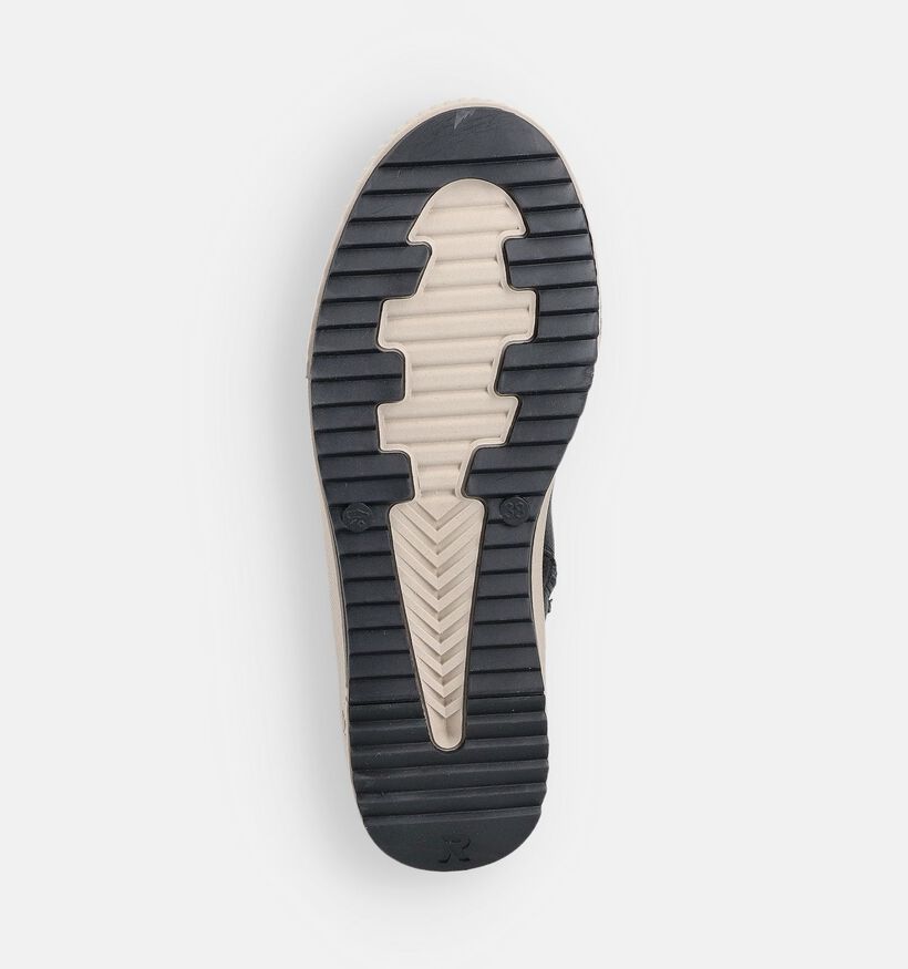 Rieker Zwarte Hoge Sneakers voor dames (363545) - geschikt voor steunzolen