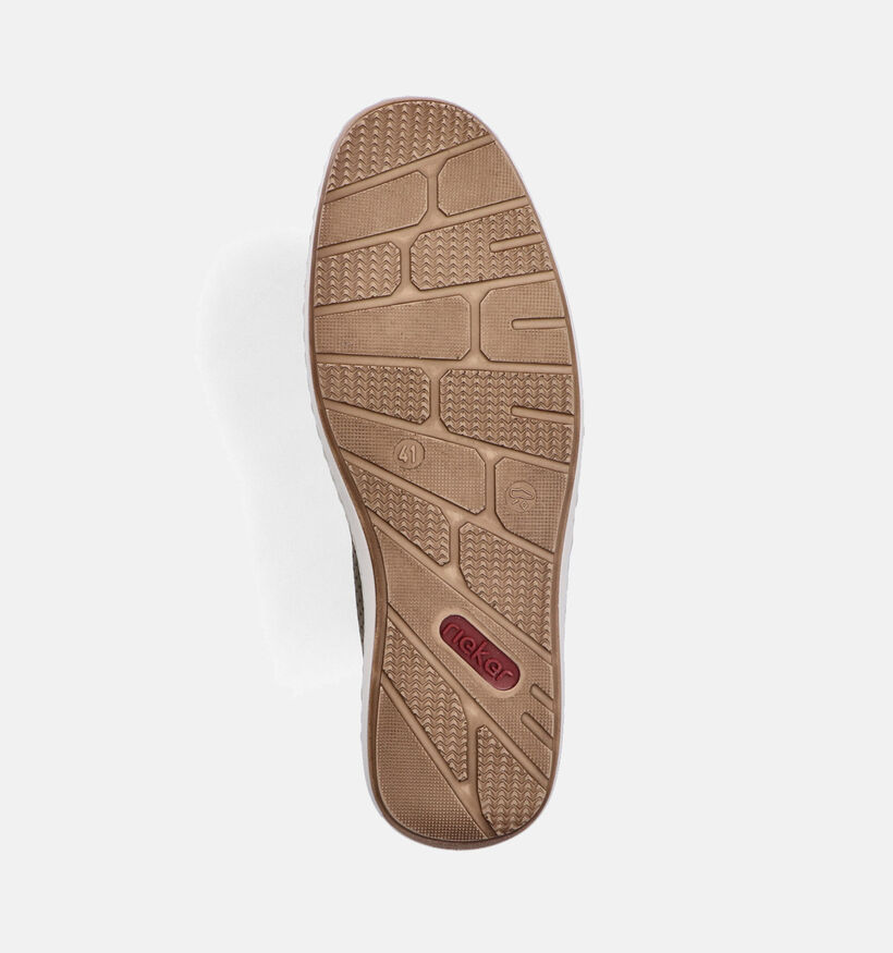 Rieker Chaussures à enfiler en Vert kaki pour hommes (354806)