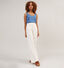 comma Ecru Geklede Broek voor dames (327328)
