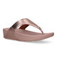 FitFlop Lulu Leather Toepost Witte Teenslippers in leer (320463)