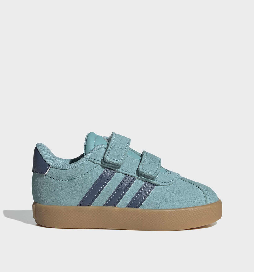 adidas VL Court 3.0 Turquoise Sneakers voor jongens, meisjes (366987) - geschikt voor steunzolen