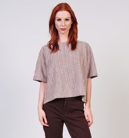 Rue Mazarine T-shirts Bruin/Roze