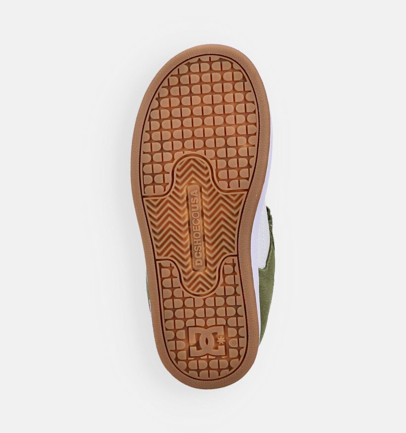 DC Shoes Manteca 4 Witte/Groene Sneakers voor meisjes, jongens (368718) - geschikt voor steunzolen
