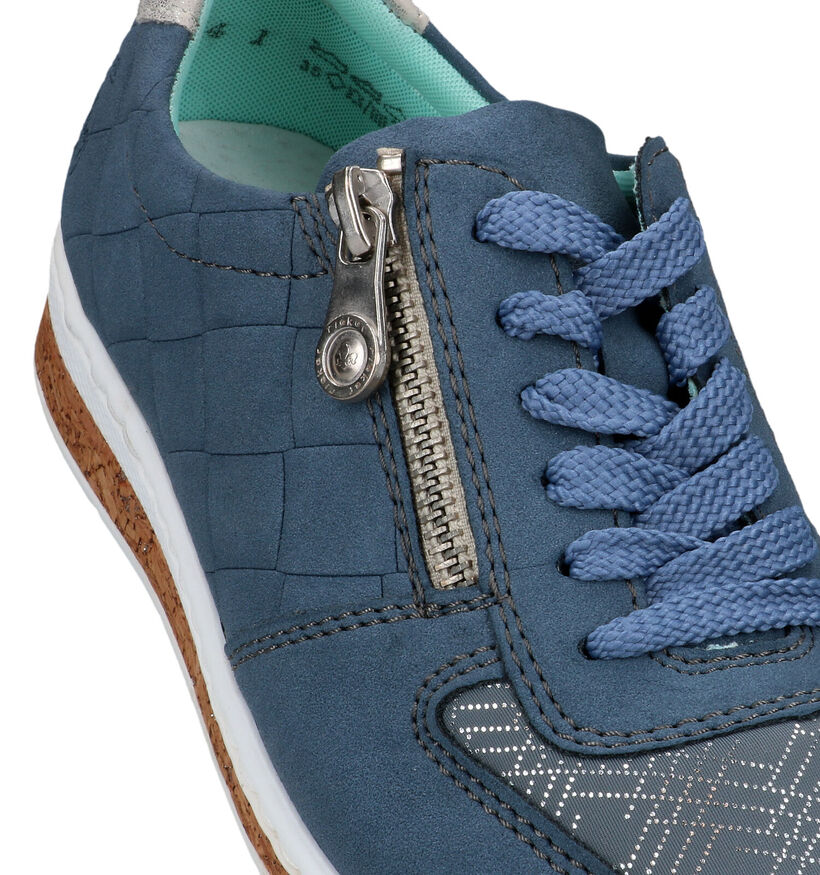 Rieker Blauwe Veterschoenen voor dames (320344)