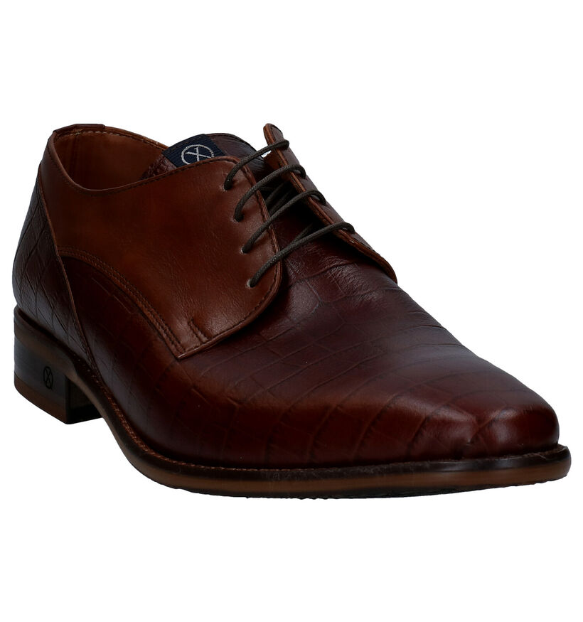 Ambiorix Flavio Chaussures habillées en Brun en cuir (283928)