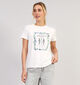 comma Wit T-shirt voor dames (354651)