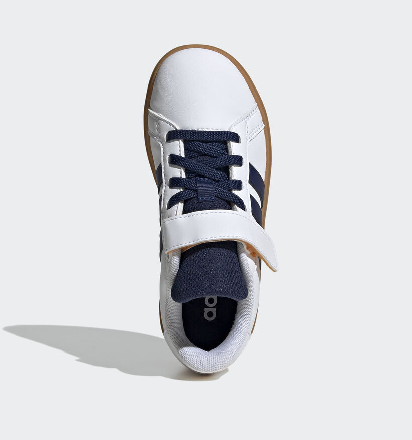 adidas Grand Court 2.0 Witte Sneakers voor jongens, meisjes (357097) - geschikt voor steunzolen