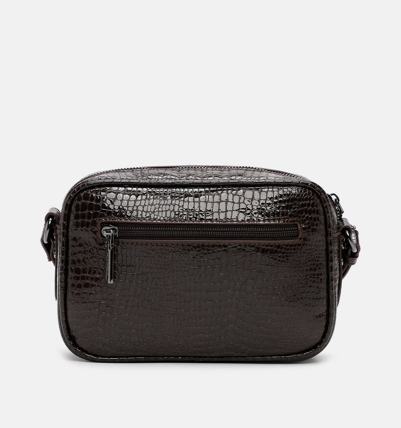 Tamaris Marina Snake Donkerbruine Crossbodytas voor dames (378745)
