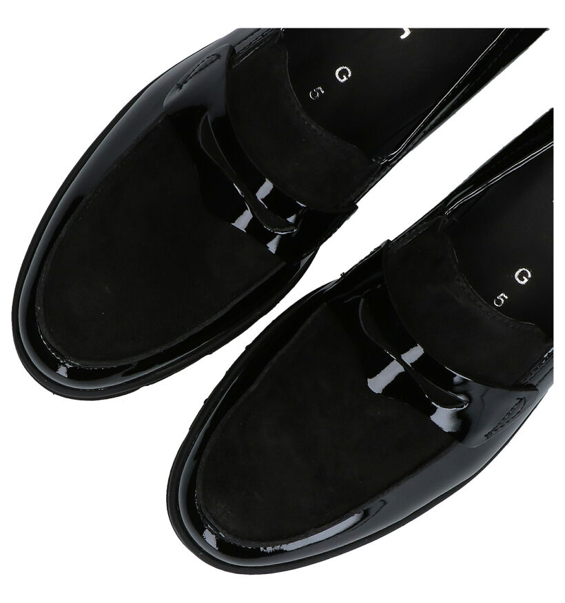 Gabor OptiFit Chaussures slip-on en Noir en verni (282433)