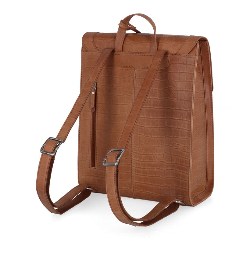 Burkely Icon Ivy Sac à dos en Noir en cuir (307974)