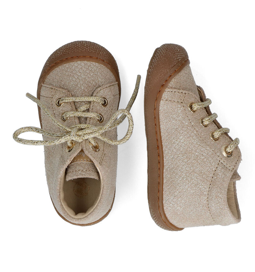 Naturino Cocoon Chaussures pour bébé en Or pour filles (316121) - pour semelles orthopédiques