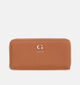 Guess Coleen Porte-monnaie zipp&eacute; en Cognac pour femmes (375928)