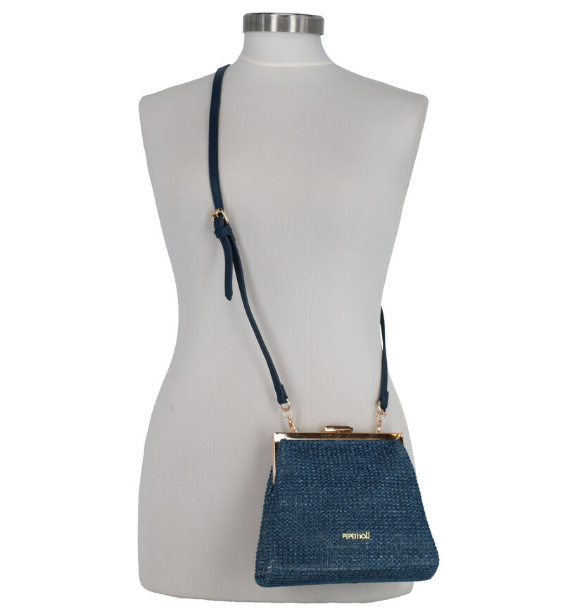 Pepe Moll Pochette en Bleu foncé en textile (274730)