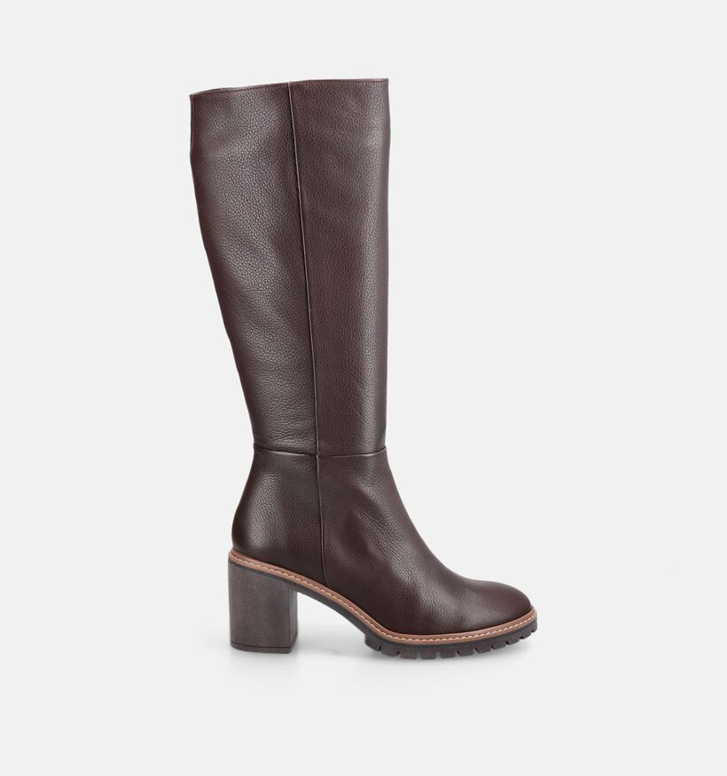Softwaves Bottes hautes en Brun fonc&eacute; pour femmes (380373) - pour semelles orthop&eacute;diques