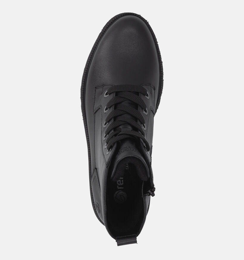 Remonte Boots &agrave; lacets en Noir pour femmes (379867) - pour semelles orthop&eacute;diques