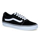 Vans Ward Zwarte Skate sneakers in daim (328035)