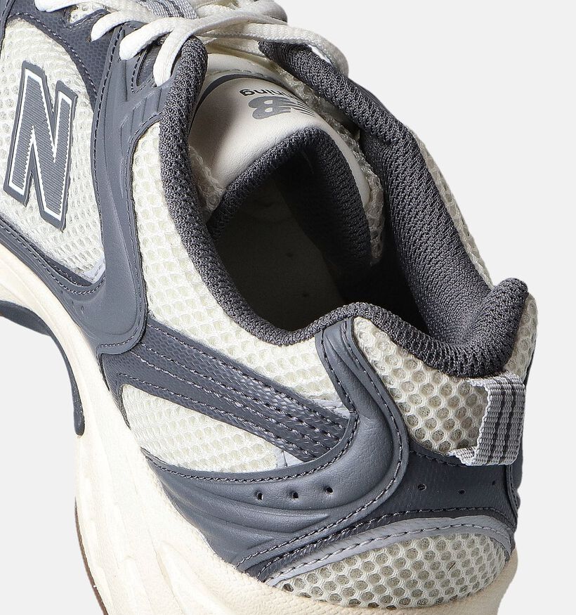 New Balance 530 Baskets en Gris pour hommes (359065) - pour semelles orthopédiques