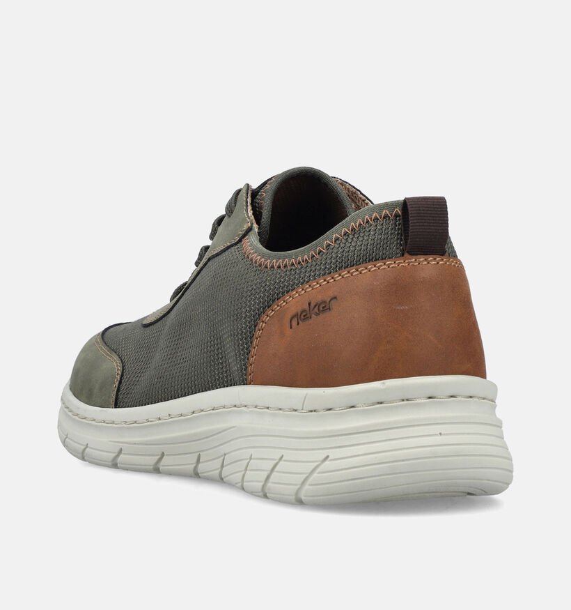 Rieker Chaussures à lacets en Vert kaki pour hommes (355126)