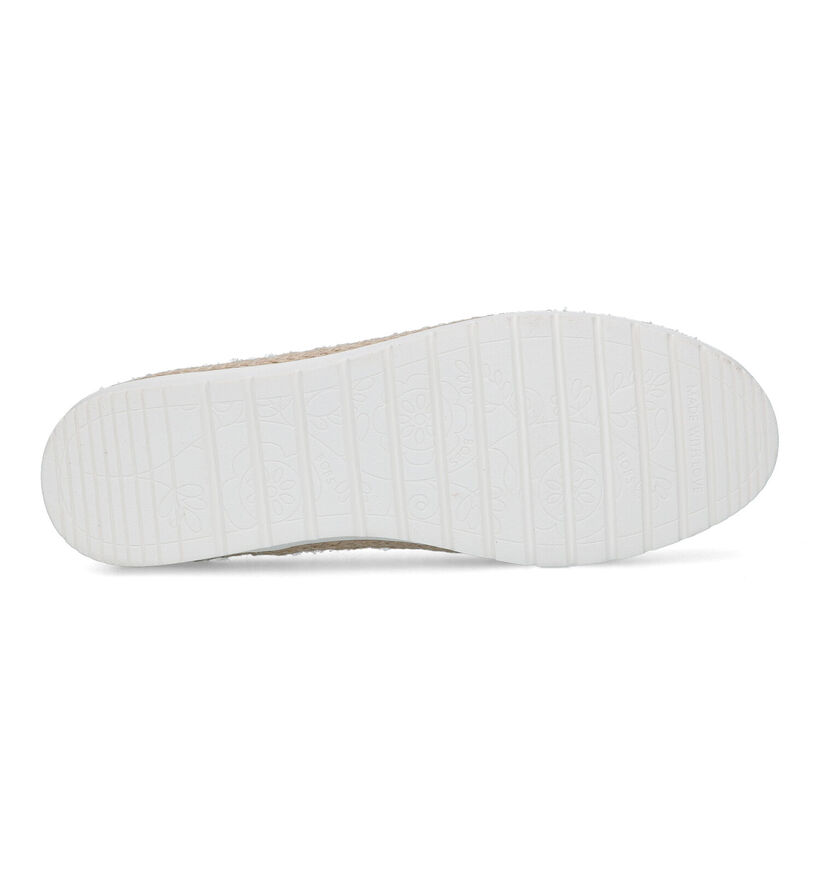 Skechers Bobs Flexpadrille Espadrilles en Écru en textile (324072)