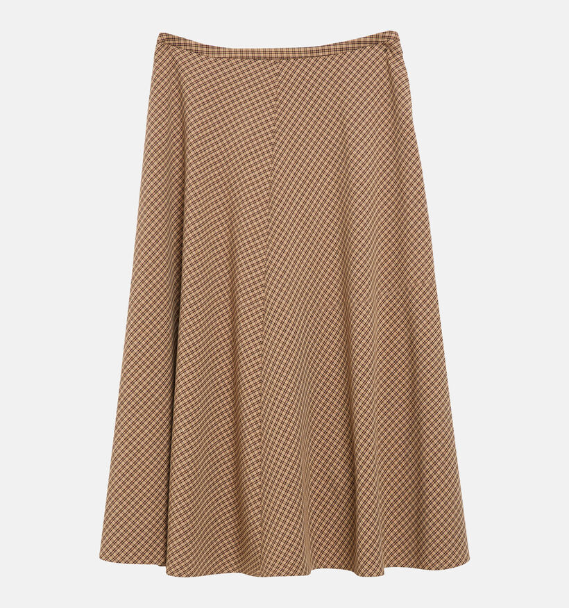 comma Jupe mi-longue en Marron pour femmes (379432)