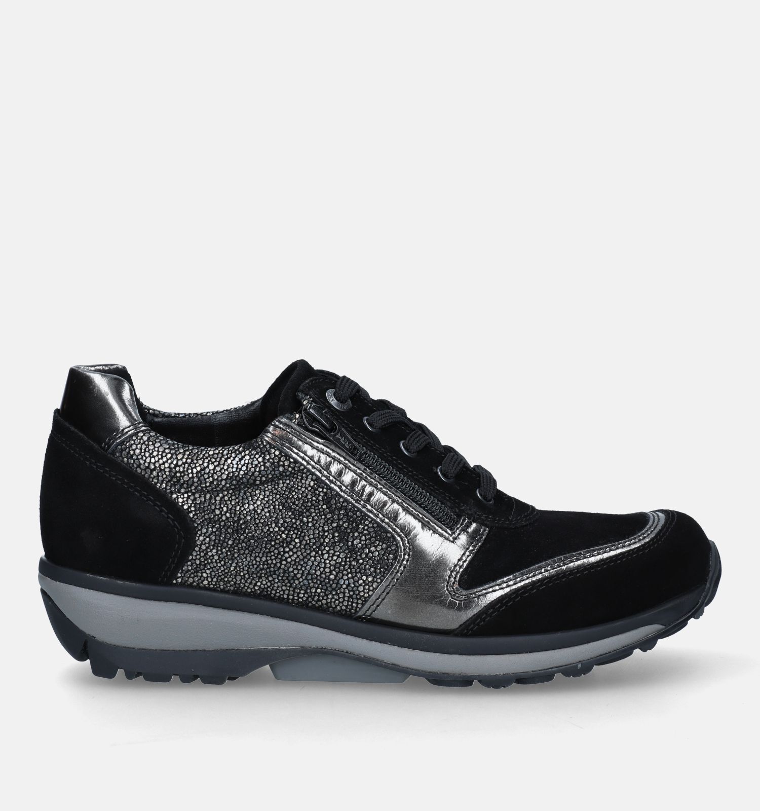 Xsensible Wembley Zwarte Sneakers Dames Sneakers Lage schoenen Online op TORFS.BE