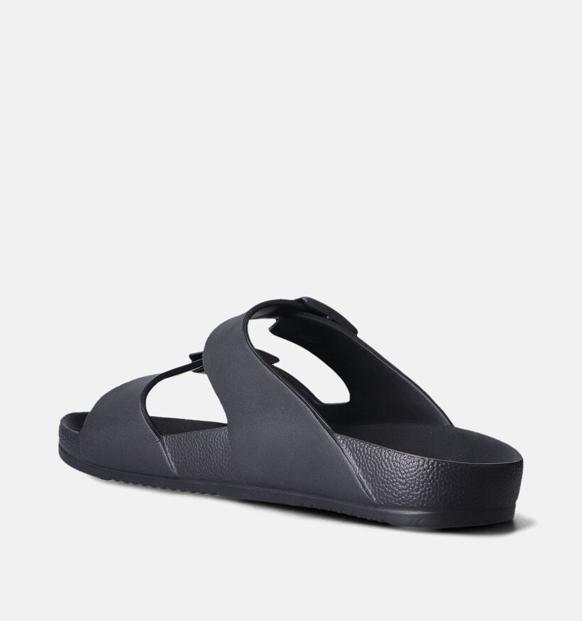 Jack & Jones Croxton Moulded Sandal Slippers Zwart voor heren (352836)