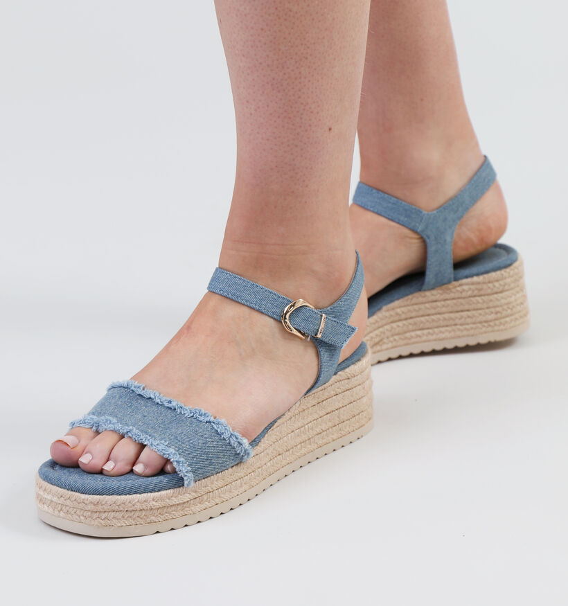 Tamaris Blauwe Sandalen Met Sleehak voor dames (341324)