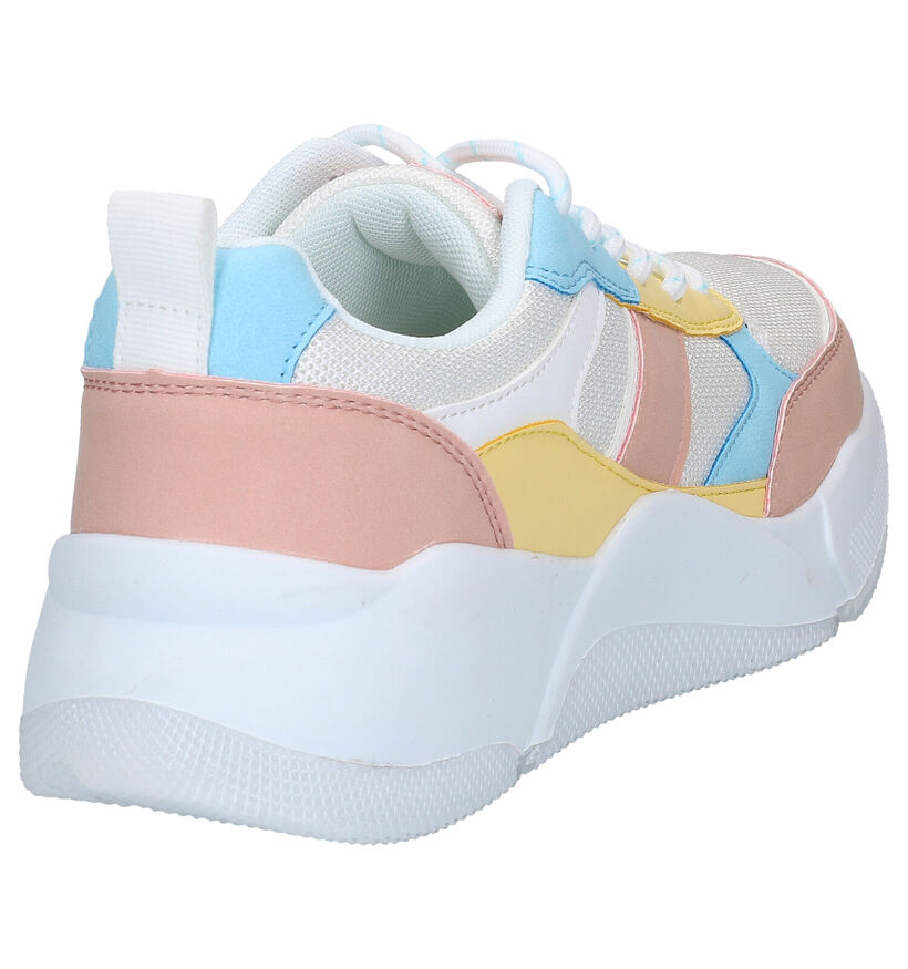 Dazzle Blauwe Sneakers in kunstleer (276490)