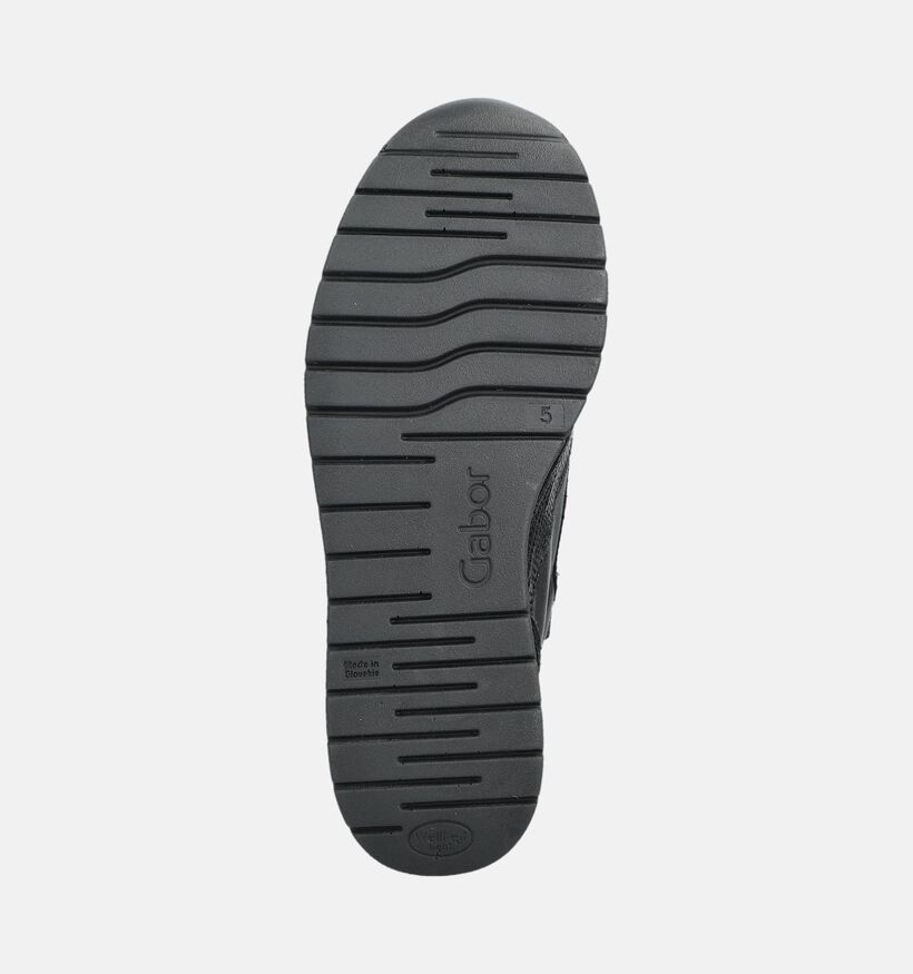 Gabor Zwarte Sneakers voor dames (376986) - geschikt voor steunzolen