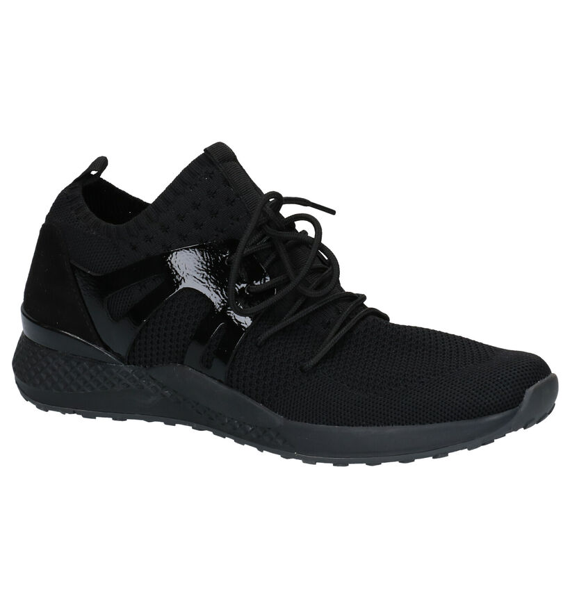 Youh! Zwarte Slip-on Sneakers in stof (253789)