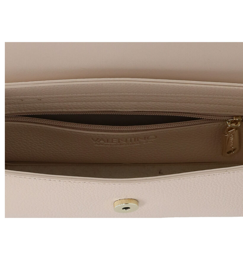 Valentino Handbags Alexia Beige Schoudertas in kunstleer (290879)